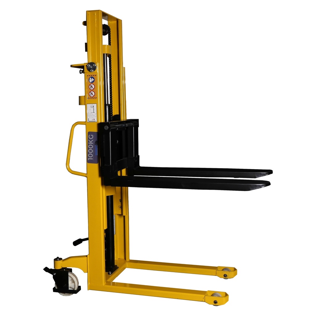 Stacker manual 1000kg 250cm with adjustable forks Valkenpower